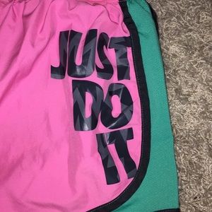 Neon Pink Nike Running Shorts